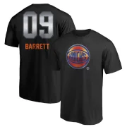 RJ Barrett New York Knicks Black Midnight Mascot T-Shirt