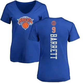 RJ Barrett Women's New York Knicks Royal Backer T-Shirt