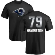 Rob Havenstein Los Angeles Rams Midnight Mascot T-Shirt - Black