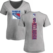 Rob Mcclanahan Women's New York Rangers Backer T-Shirt - Ash