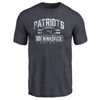 Rob Ninkovich New England Patriots Flanker Tri-Blend T-Shirt - Navy