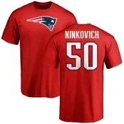 Rob Ninkovich New England Patriots Name & Number Logo T-Shirt - Red