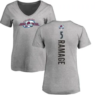 Rob Ramage Women's Colorado Avalanche Backer T-Shirt - Ash