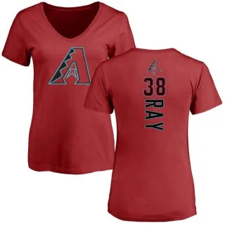 Robbie Ray Women's Arizona Diamondbacks Backer Slim Fit T-Shirt - Red