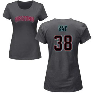 Robbie Ray Women's Arizona Diamondbacks Name & Number T-Shirt - Charcoal