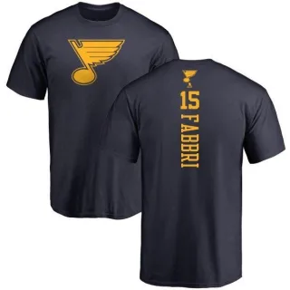 Robby Fabbri St. Louis Blues One Color Backer T-Shirt - Navy