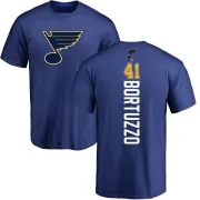 Robert Bortuzzo St. Louis Blues Backer T-Shirt - Royal