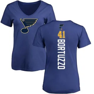 Robert Bortuzzo Women's St. Louis Blues Backer T-Shirt - Blue