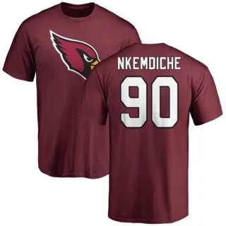 Robert Nkemdiche Arizona Cardinals Name & Number Logo T-Shirt - Maroon