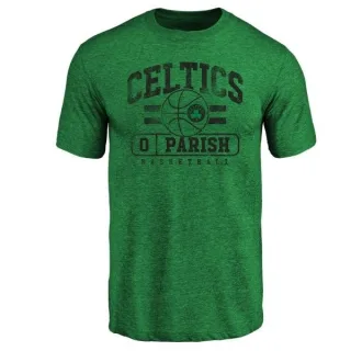 Robert Parish Boston Celtics Green Baseline Tri-Blend T-Shirt