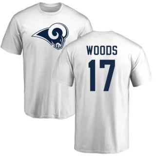 Robert Woods Los Angeles Rams Name & Number Logo T-Shirt - White