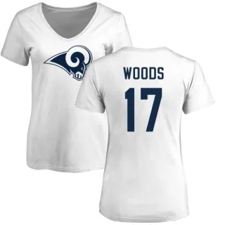 Robert Woods Women's Los Angeles Rams Name & Number Logo Slim Fit T-Shirt - White