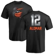 Roberto Alomar Baltimore Orioles Midnight Mascot T-Shirt - Black