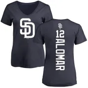 Roberto Alomar Women's San Diego Padres Backer Slim Fit T-Shirt - Navy