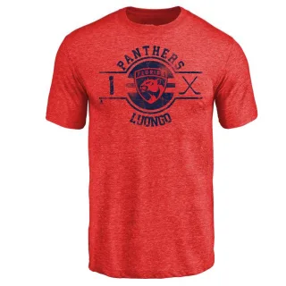 Roberto Luongo Florida Panthers Insignia Tri-Blend T-Shirt - Red