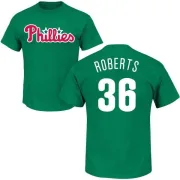 Robin Roberts Philadelphia Phillies St. Patrick's Day Name & Number T-Shirt - Green