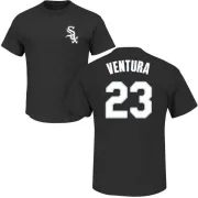 Robin Ventura Chicago White Sox Name & Number T-Shirt - Black