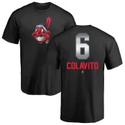 Rocky Colavito Cleveland Indians Midnight Mascot T-Shirt - Black