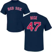 Rod Beck Boston Red Sox Name & Number T-Shirt - Navy