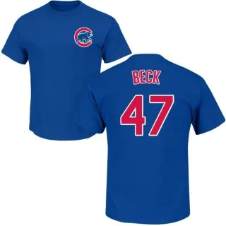 Rod Beck Chicago Cubs Name & Number T-Shirt - Royal