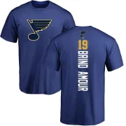 Rod Brind'amour St. Louis Blues Backer T-Shirt - Royal