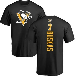 Rod Buskas Pittsburgh Penguins Backer T-Shirt - Black