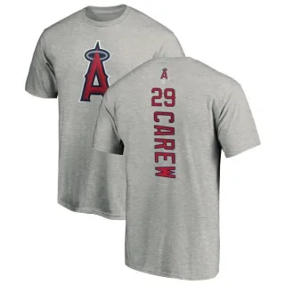 Rod Carew Los Angeles Angels of Anaheim Backer T-Shirt - Ash