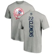 Roger Clemens New York Yankees Backer T-Shirt - Ash