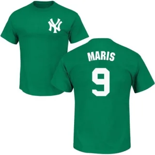 Roger Maris New York Yankees St. Patrick's Day Name & Number T-Shirt - Green