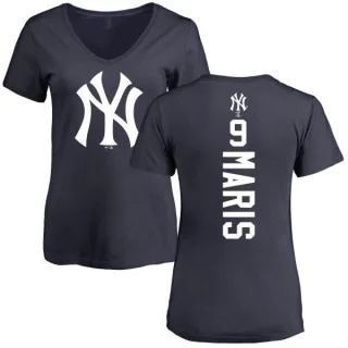 Roger Maris Women's New York Yankees Backer Slim Fit T-Shirt - Navy