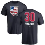 Rogie Vachon Los Angeles Kings Name and Number Banner Wave T-Shirt - Navy