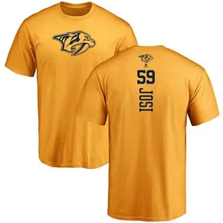 Roman Josi Nashville Predators One Color Backer T-Shirt - Gold