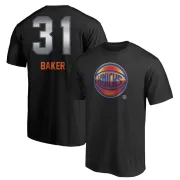 Ron Baker New York Knicks Black Midnight Mascot T-Shirt