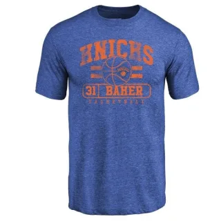Ron Baker New York Knicks Royal Baseline Tri-Blend T-Shirt