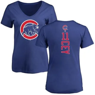 Ron Cey Women's Chicago Cubs Backer Slim Fit T-Shirt - Royal