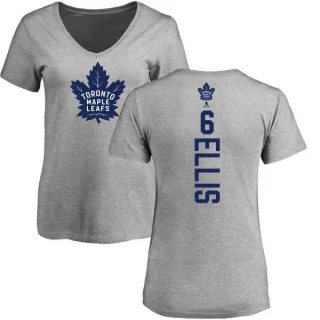 Ron Ellis Women's Toronto Maple Leafs Backer T-Shirt - Ash