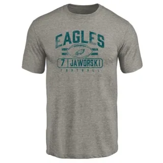 Ron Jaworski Philadelphia Eagles Flanker Tri-Blend T-Shirt - Gray