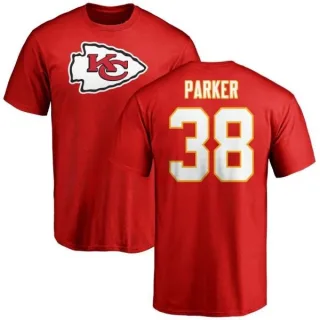 Ron Parker Kansas City Chiefs Name & Number Logo T-Shirt - Red