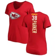 Ron Parker Women's Kansas City Chiefs Backer Slim Fit T-Shirt - Red