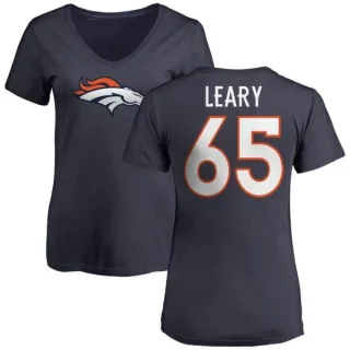 Ronald Leary Women's Denver Broncos Name & Number Logo Slim Fit T-Shirt - Navy