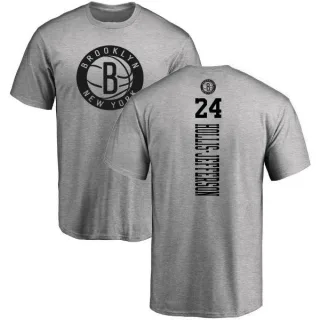 Rondae Hollis-Jefferson Brooklyn Nets Heathered Gray One Color Backer T-Shirt