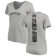 Rondae Hollis-Jefferson Women's Brooklyn Nets Ash Backer T-Shirt