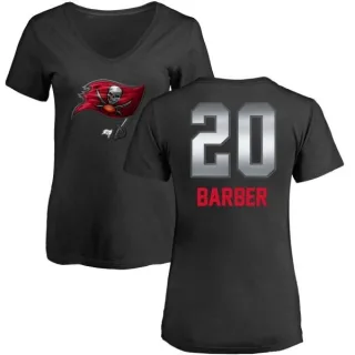 Ronde Barber Women's Tampa Bay Buccaneers Midnight Mascot T-Shirt - Black