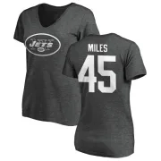 Rontez Miles Women's New York Jets One Color T-Shirt - Ash