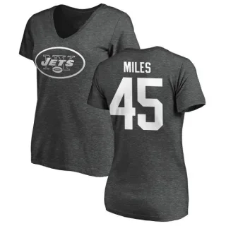 Rontez Miles Women's New York Jets One Color T-Shirt - Ash