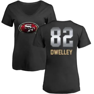 Ross Dwelley Women's San Francisco 49ers Midnight Mascot T-Shirt - Black