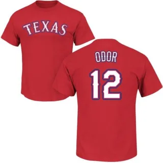 Rougned Odor Texas Rangers Name & Number T-Shirt - Red