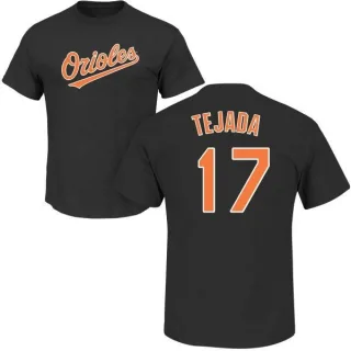 Ruben Tejada Baltimore Orioles Name & Number T-Shirt - Black