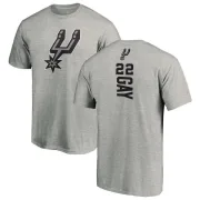 Rudy Gay San Antonio Spurs Ash Backer T-Shirt