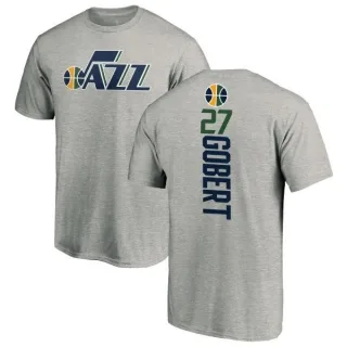 Rudy Gobert Utah Jazz Ash Backer T-Shirt